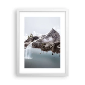 Poster în ramă albă - Prin ochii unui suprarealist - 30x40 cm