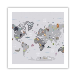 Poster - Spune-mi de unde ești... - 50x50 cm