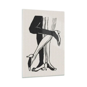 Tablou pe sticlă - Atributul feminin - 80x120 cm