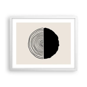 Poster în ramă albă - Jumi-juma - 50x40 cm