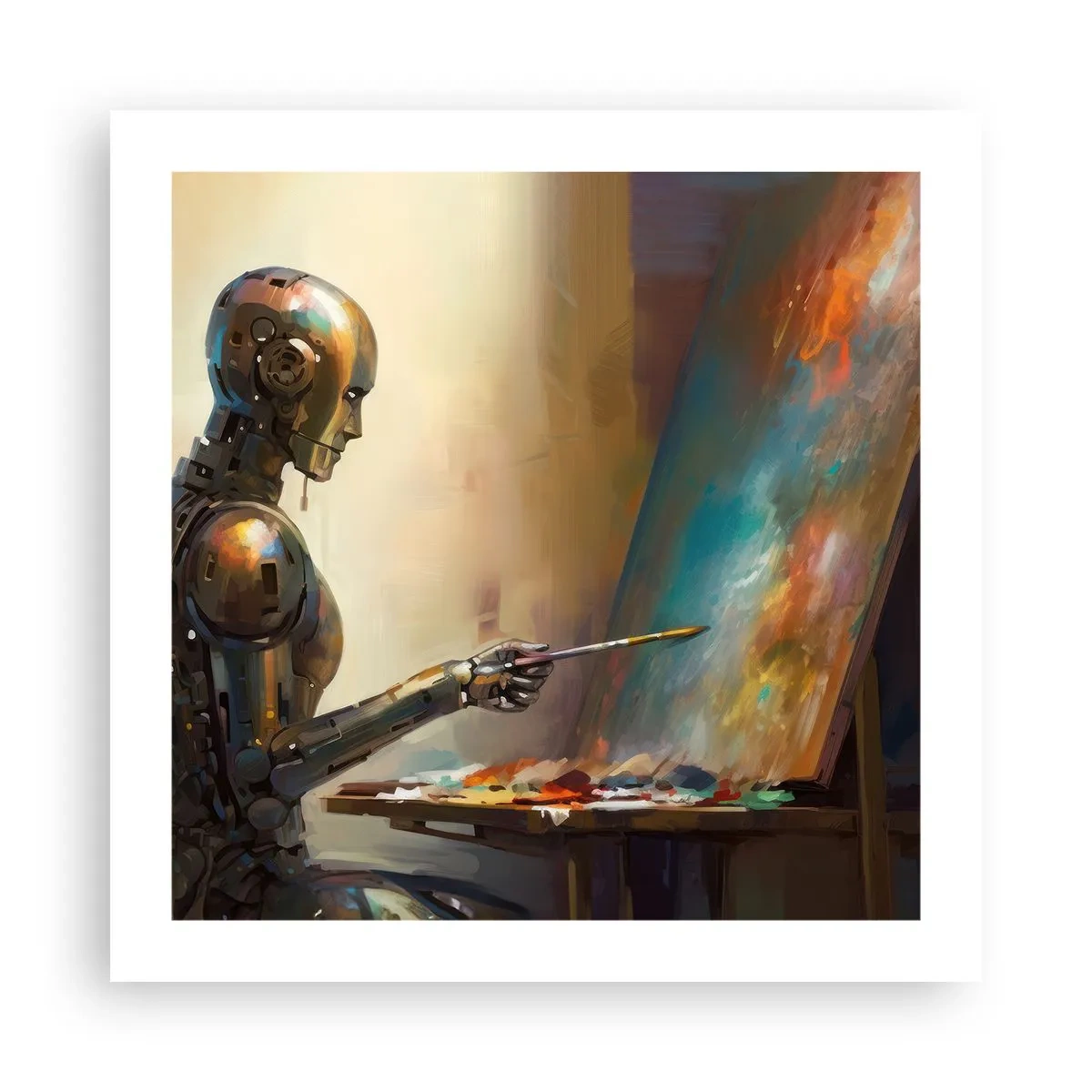 Poster - Arta viitorului - 50x50 cm