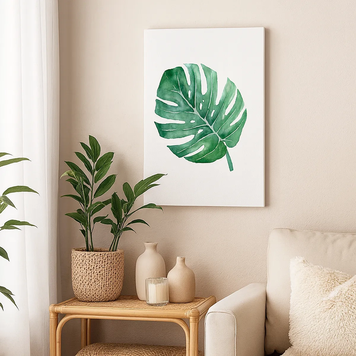 Tablou pe pânză - Conceptul verde - 50x70 cm