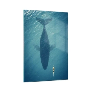 Tablou pe sticlă - Întâlnire pe ocean - 80x120 cm