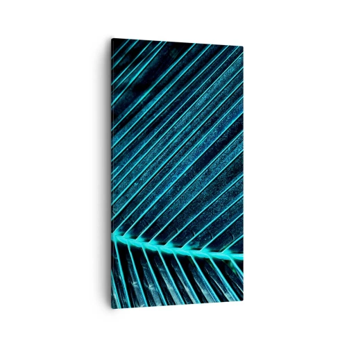 Tablou pe pânză - Textura verdelui - 55x100 cm