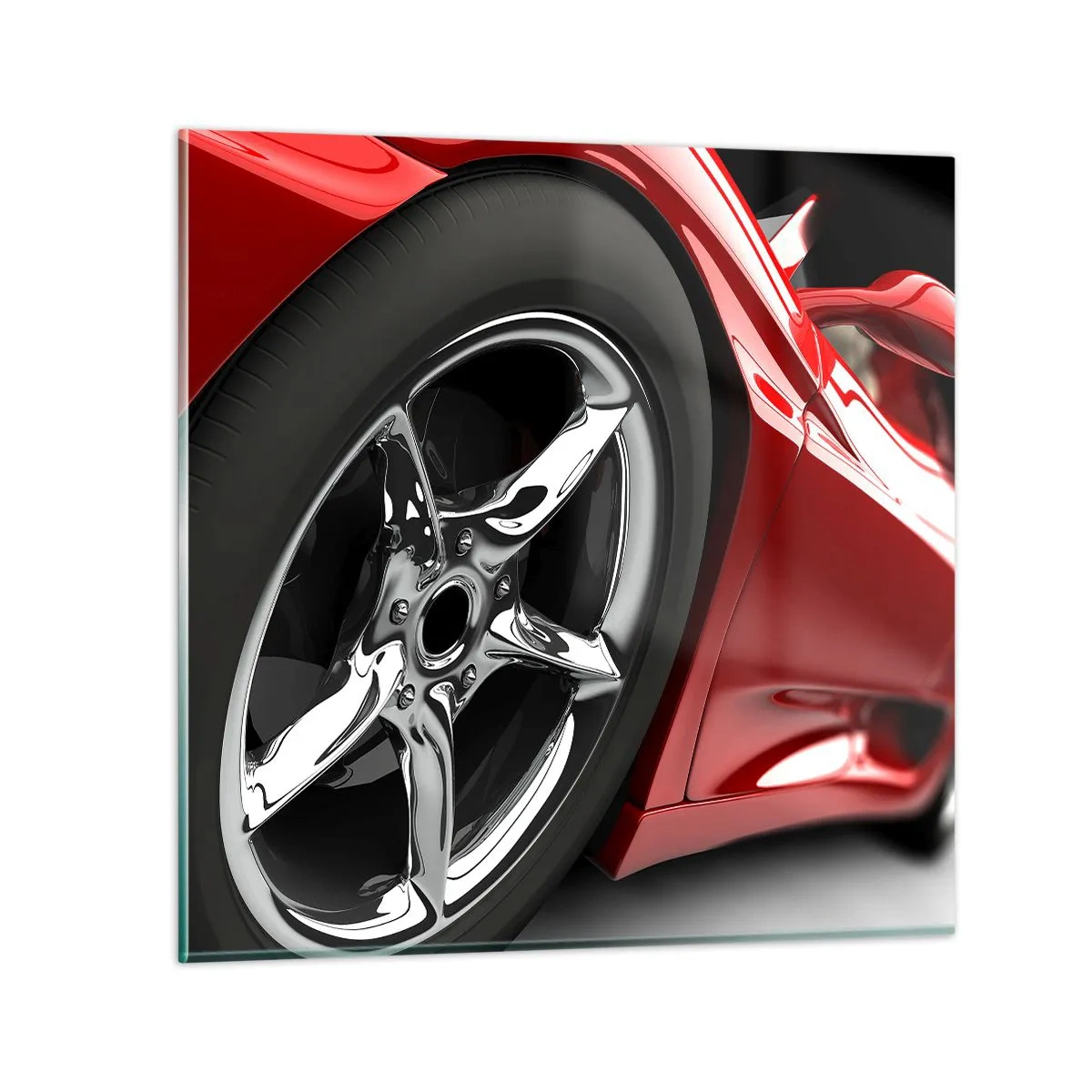 Tablou pe sticlă - Construit pentru viteză - 60x60 cm