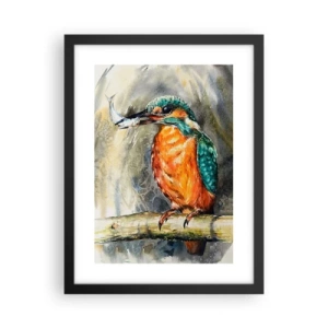 Poster în ramă neagră - Legea naturii - 30x40 cm