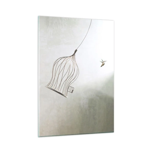 Tablou pe sticlă - Eliberat - 50x70 cm