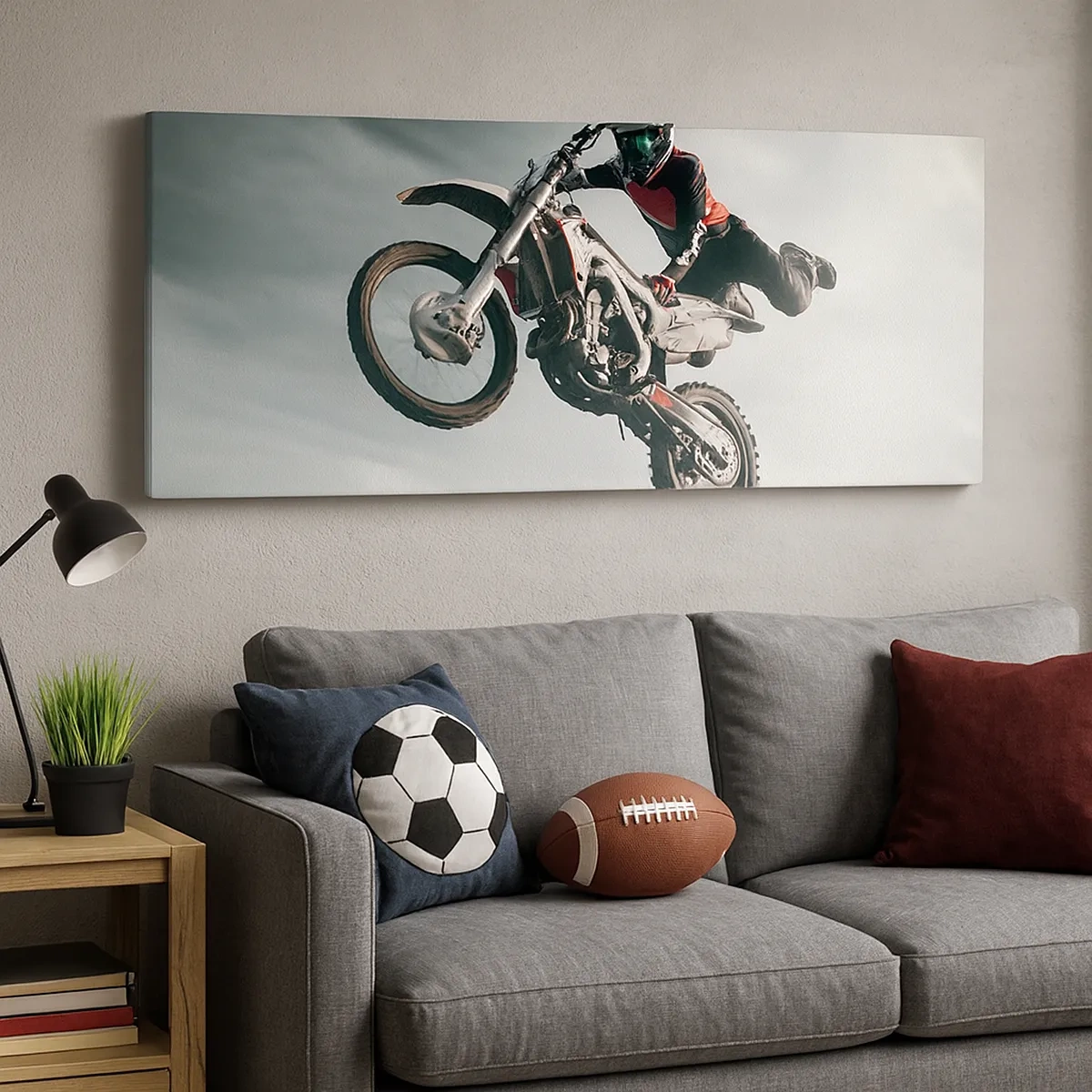 Tablou pe pânză - Nu există distracție fără risc - 30x30 cm