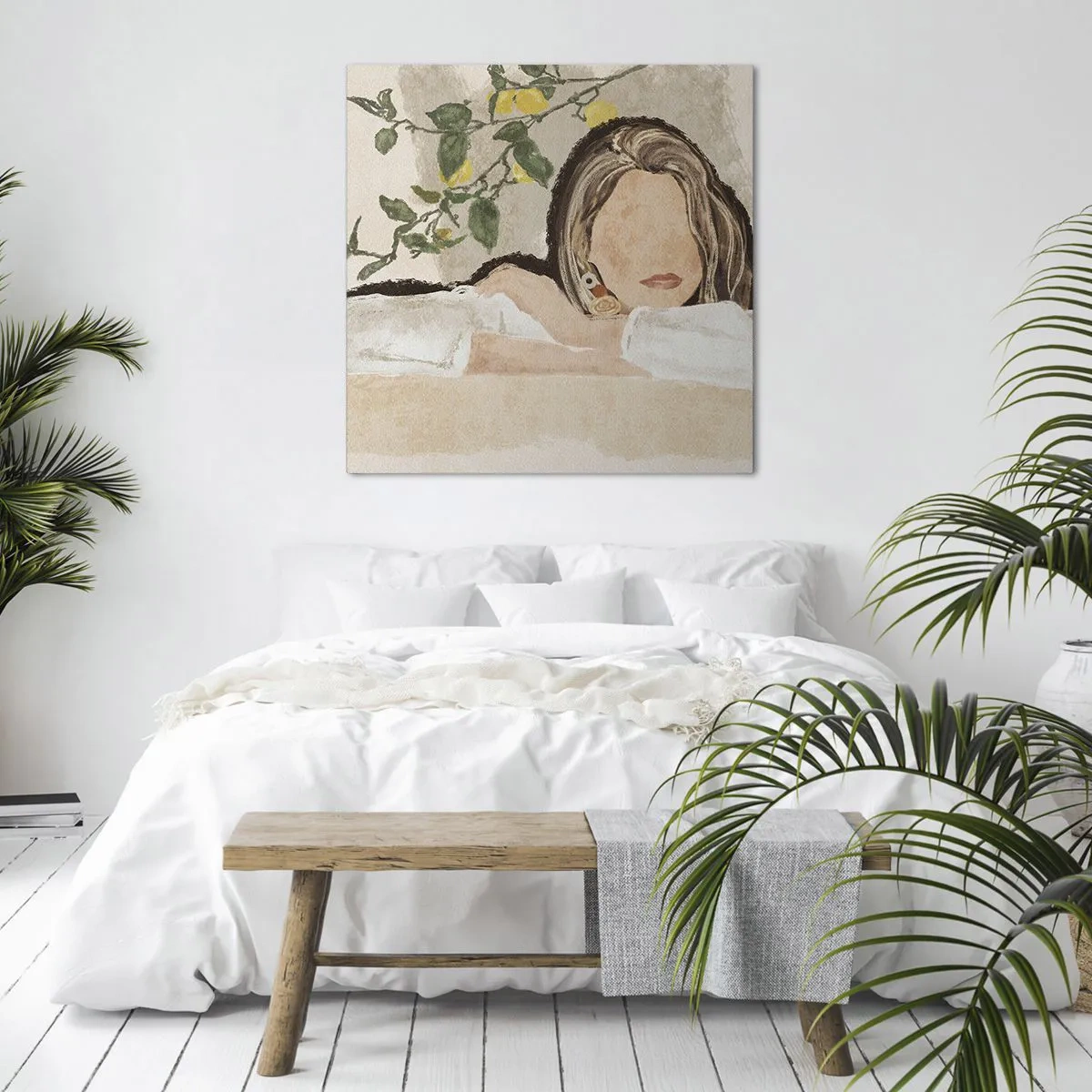 Tablou pe pânză - Frumusețea sudului - 50x50 cm