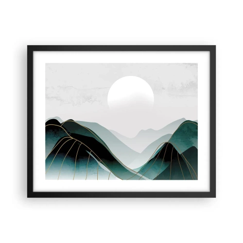 Poster în ramă neagră - Măreție deplină - 50x40 cm