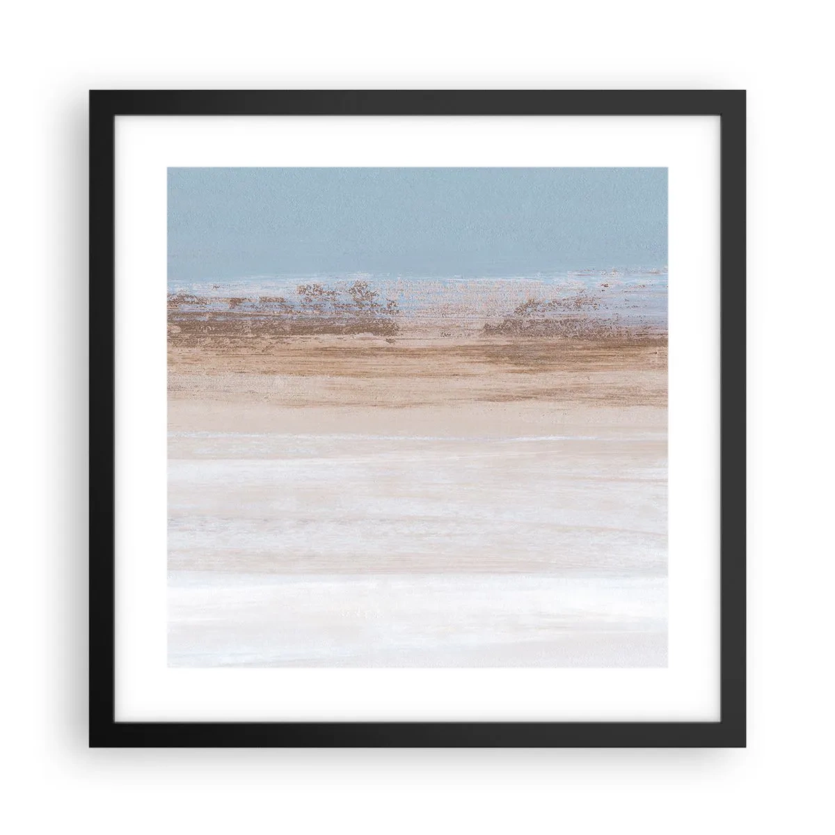 Poster în ramă neagră - Un peisaj ambiguu - 40x40 cm