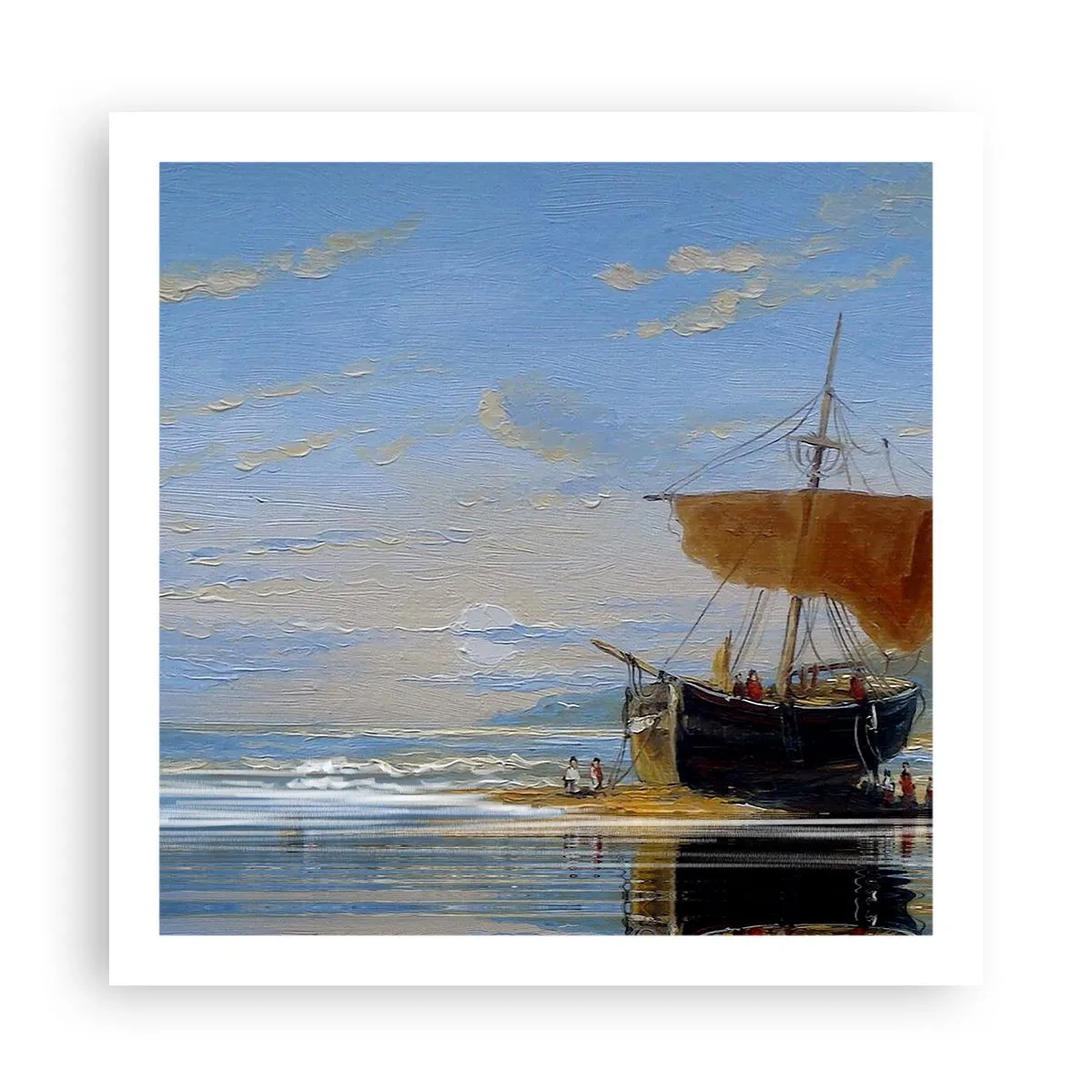 Poster - Apă, pământ, aer - 60x60 cm