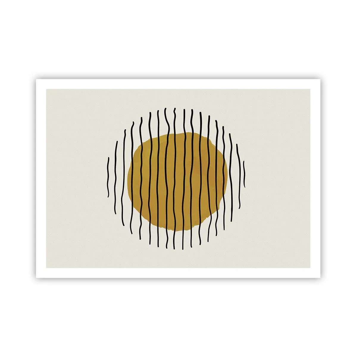 Poster - Abstracție tremurândă de căldură - 100x70 cm
