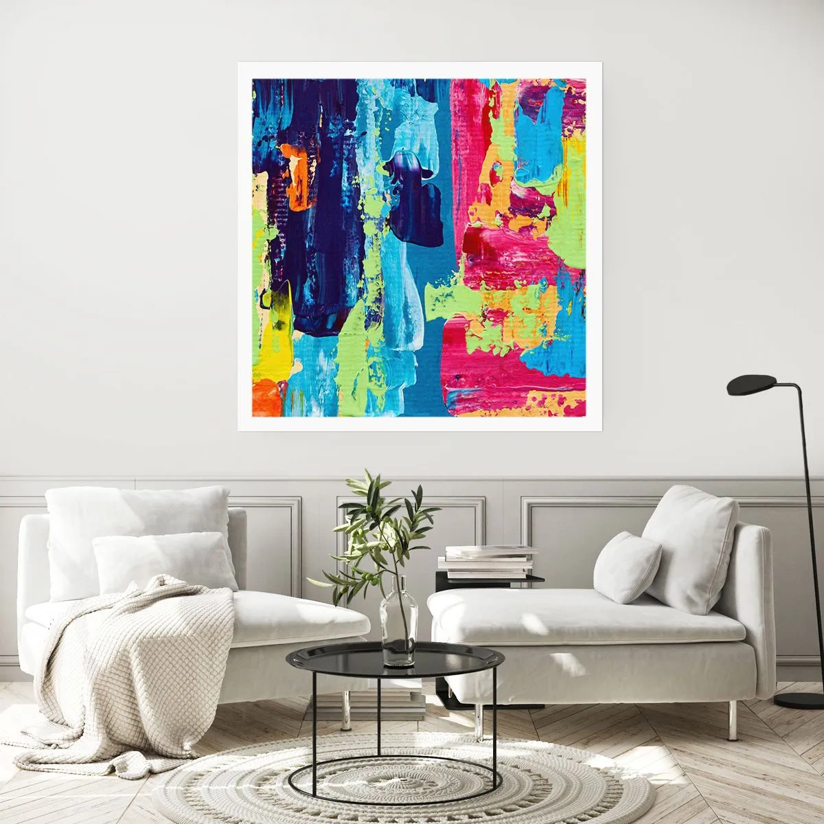 Poster - Viața este frumoasă! - 40x40 cm