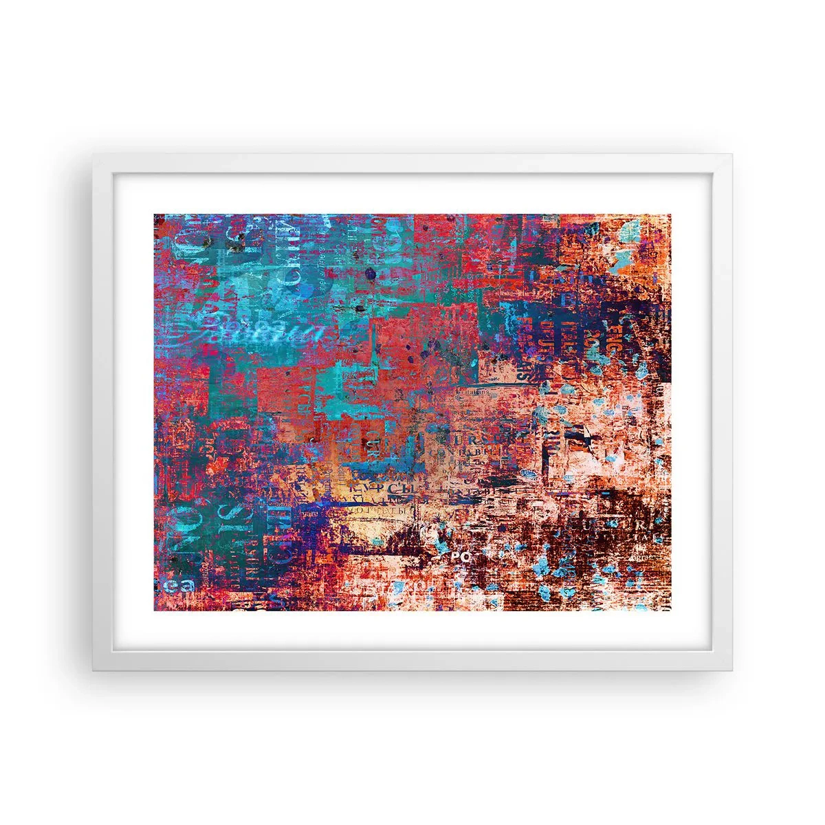 Poster în ramă albă - Memorie și uitare - 50x40 cm