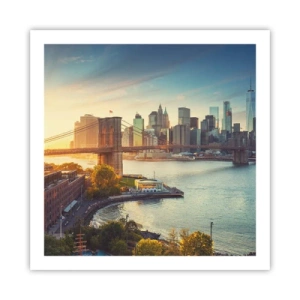 Poster - Zorii metropolitani - 60x60 cm