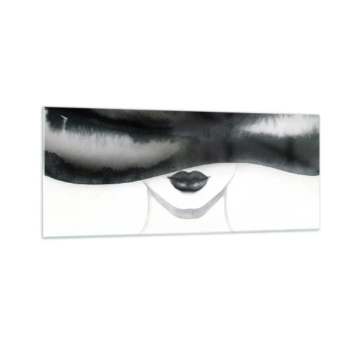 Tablou pe sticlă - Un mister senzual - 100x40 cm