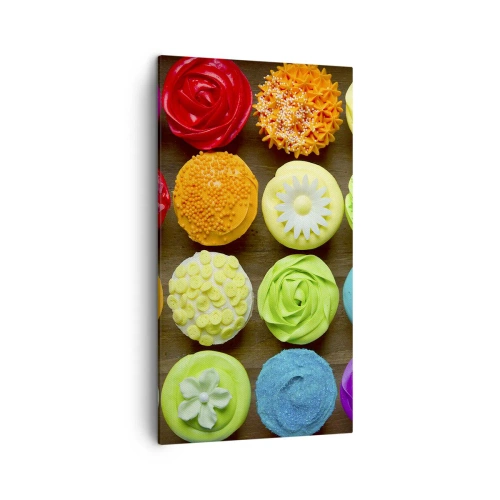 Tablou pe pânză - Fiecare diferită - toate delicioase - 45x80 cm