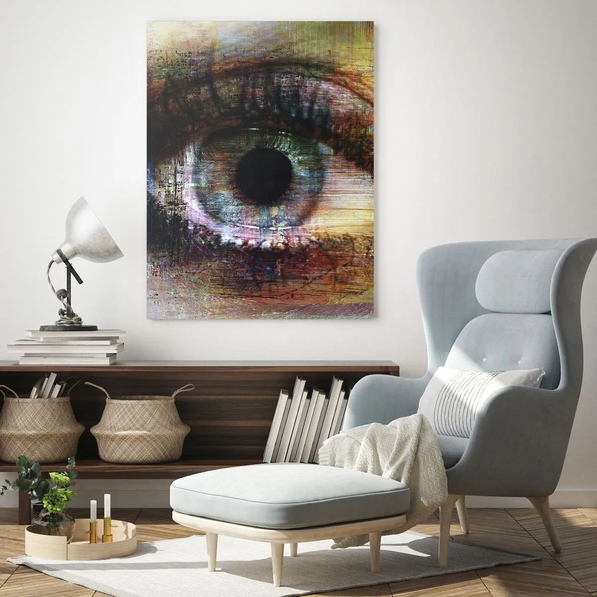 Tablou pe sticlă - Poți privi în suflet - 50x70 cm