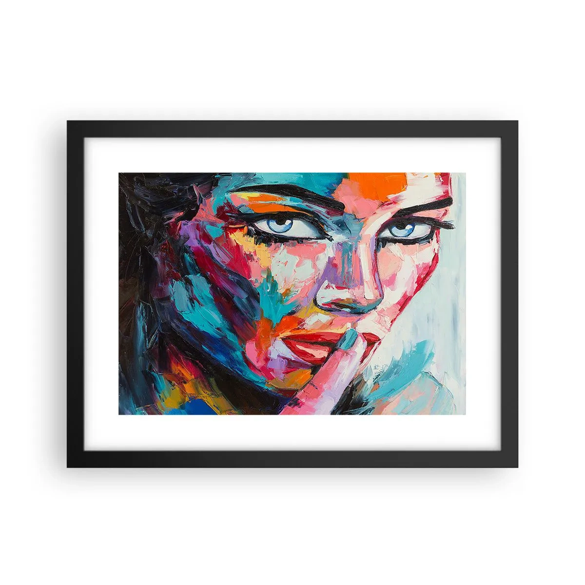 Poster în ramă neagră - Primul nostru secret - 40x30 cm