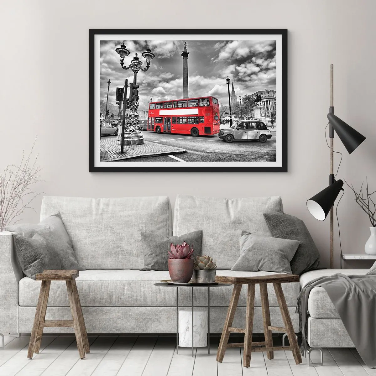 Poster în ramă neagră - Adevărata forță vitală a orașului - 70x50 cm