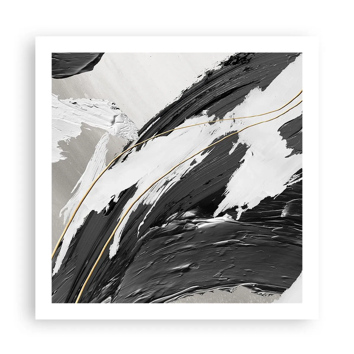 Poster - Abstracție cu fler - 60x60 cm