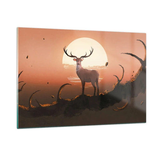 Tablou pe sticlă - Această noapte este diferită de oricare alta - 120x80 cm