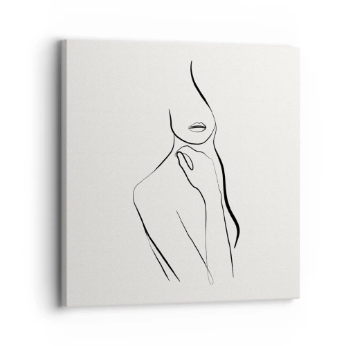 Tablou pe pânză - Val de melancolie - 30x30 cm