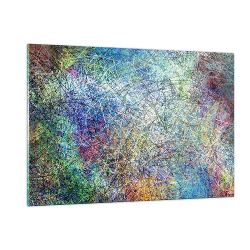 Tablou pe sticlă - Nu este atât de simplu - 120x80 cm