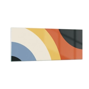 Tablou pe sticlă - Spre sine - 100x40 cm