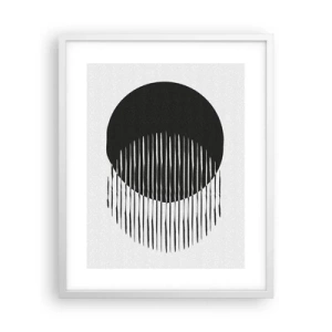 Poster în ramă albă - Alter ego-ul său - 40x50 cm