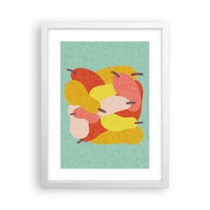 Poster în ramă albă - Gustă soarele de vară - 30x40 cm