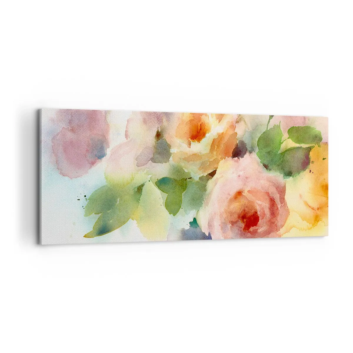 Tablou pe pânză - Delicat ca o acuarelă - 100x40 cm