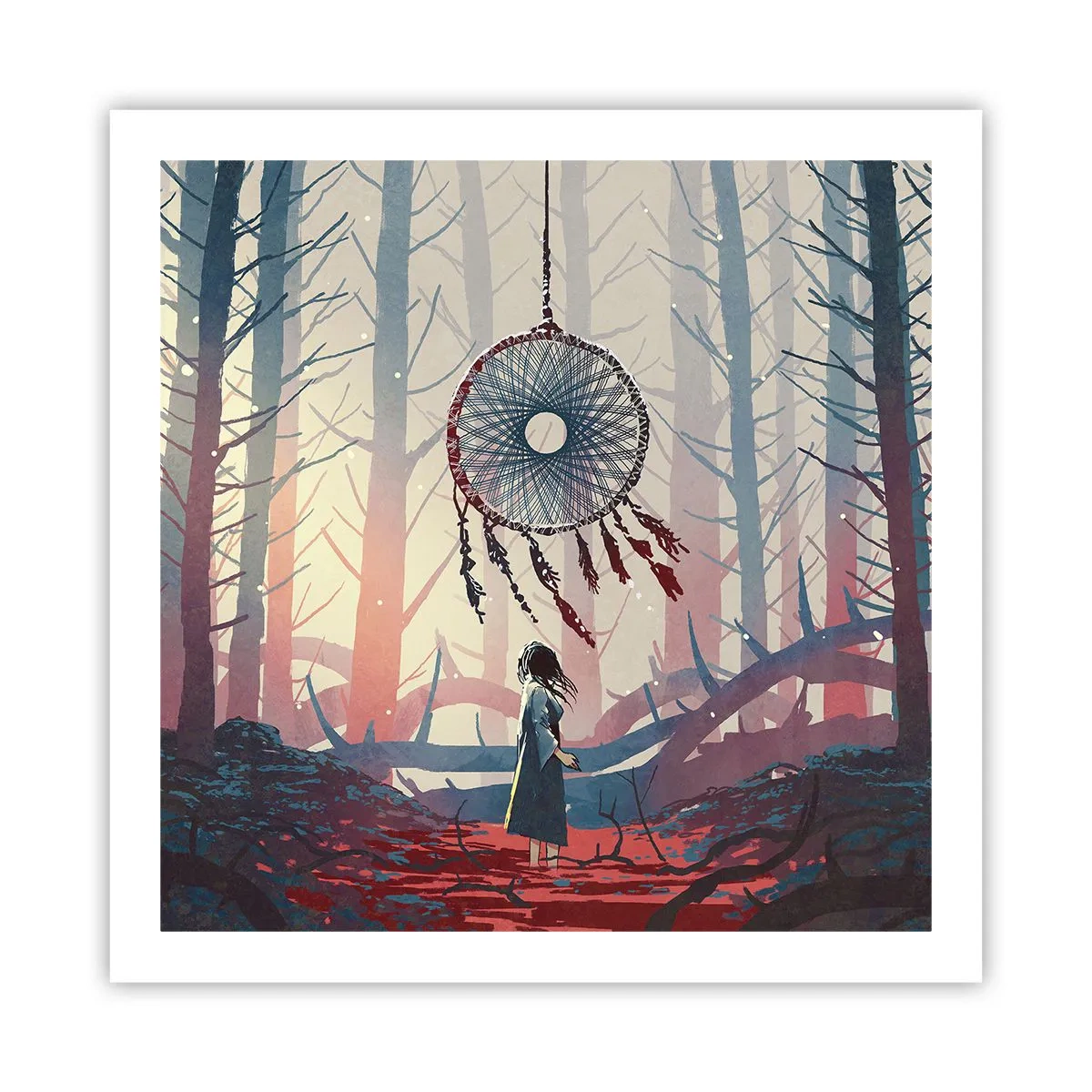 Poster - Ritualul secret al fericirii - 60x60 cm