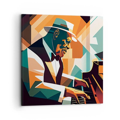 Tablou pe pânză - Numai jazz - 70x70 cm