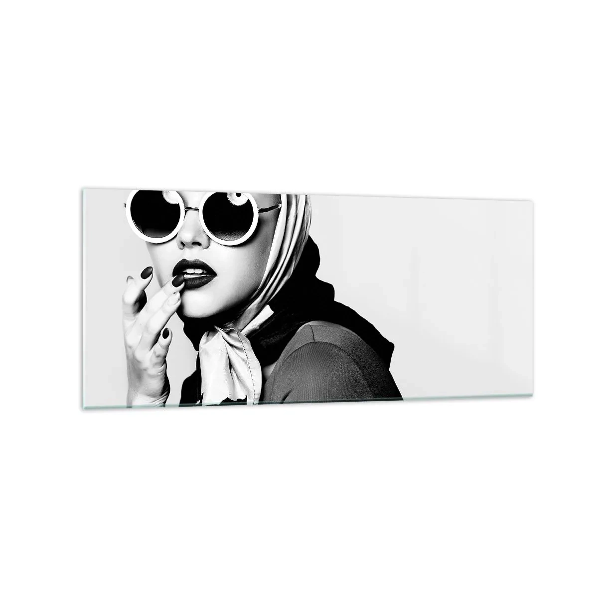 Tablou pe sticlă - Salutări din anii `60. - 120x50 cm