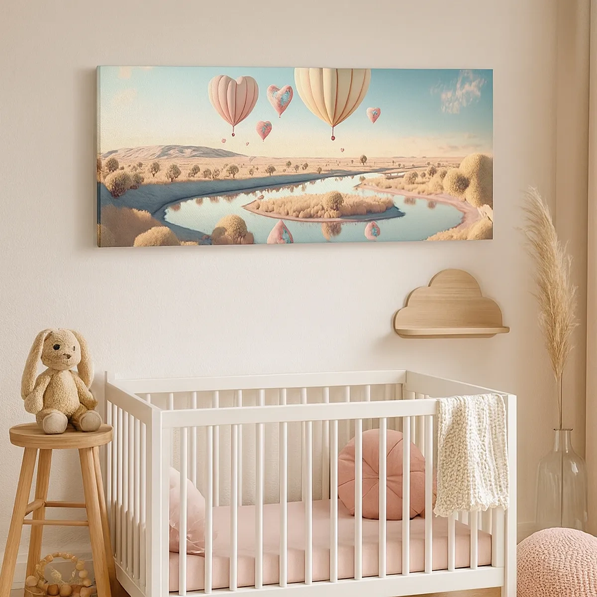 Tablou pe pânză - Iubirea ne înalță - 30x30 cm