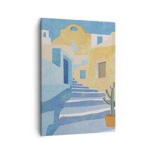 Tablou pe pânză - O zi într-un oraș arab - 50x70 cm