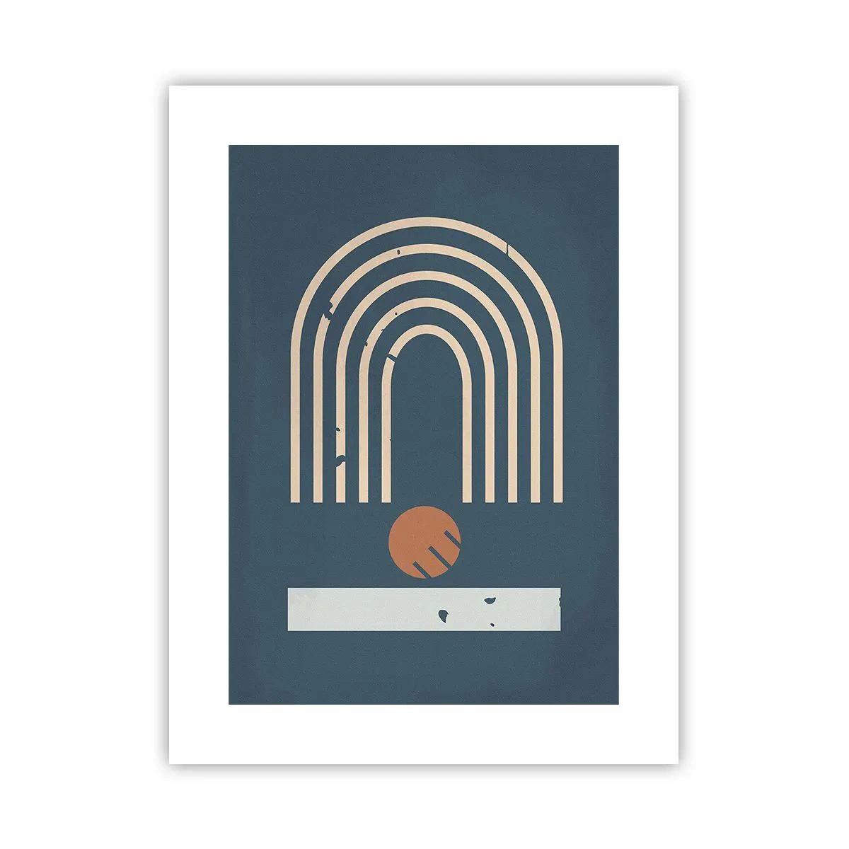 Poster - Geometrie în funcție de rodie - 30x40 cm