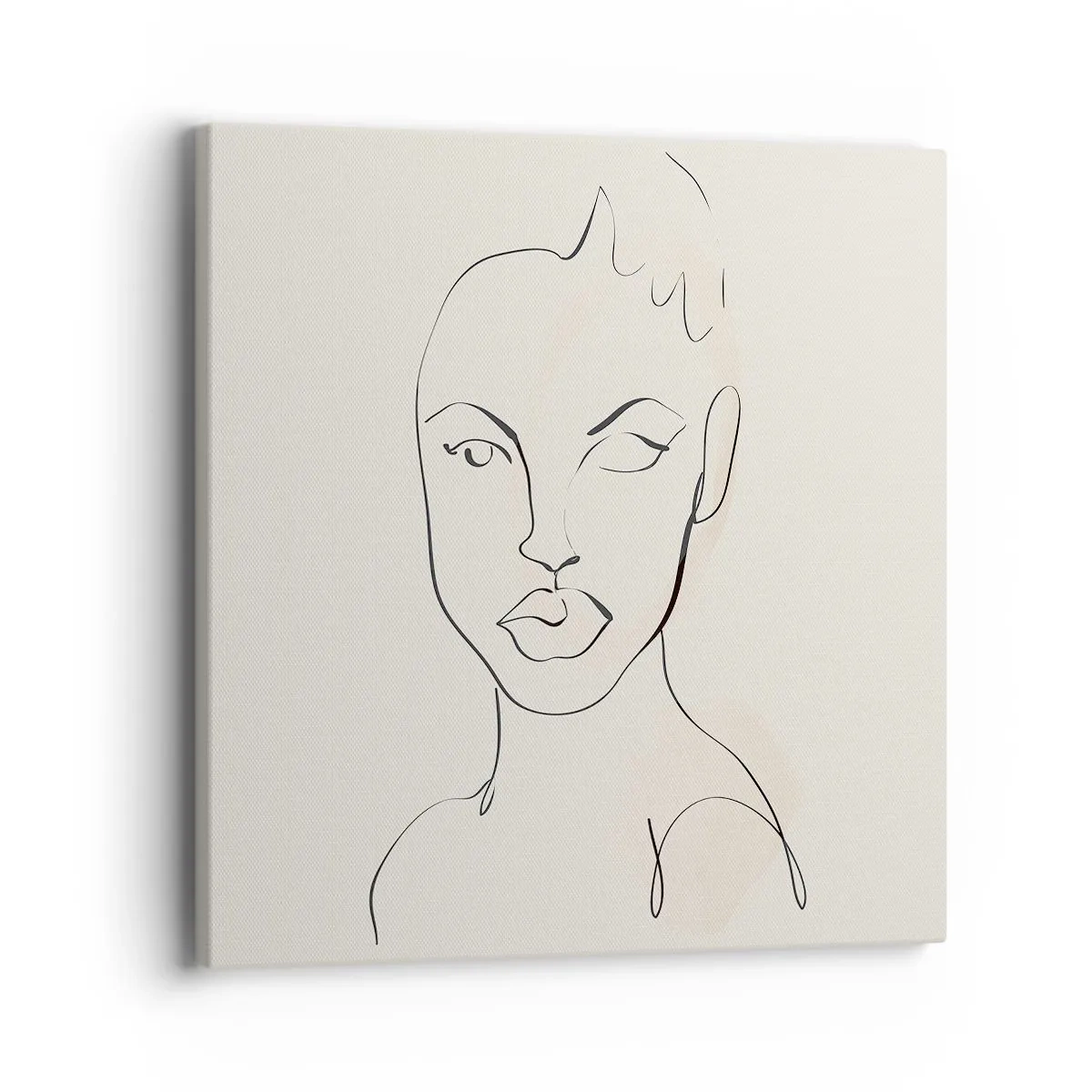 Tablou pe pânză - Schiță de senzualitate - 40x40 cm