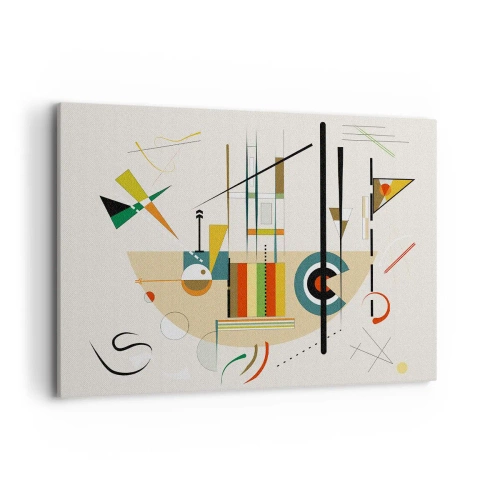 Tablou pe pânză - Și lumea râde - 120x80 cm