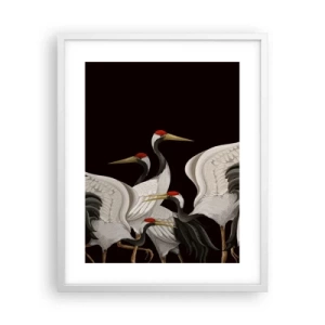 Poster în ramă albă - Problemele importante ale păsărilor - 40x50 cm