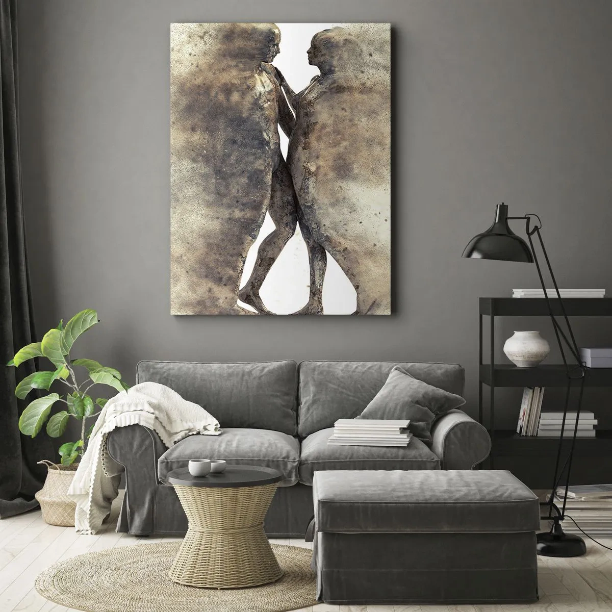 Tablou pe pânză - Din praf s-au ridicat la iubire - 50x70 cm