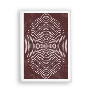 Poster în ramă albă - Spațiul vorbește - 70x100 cm