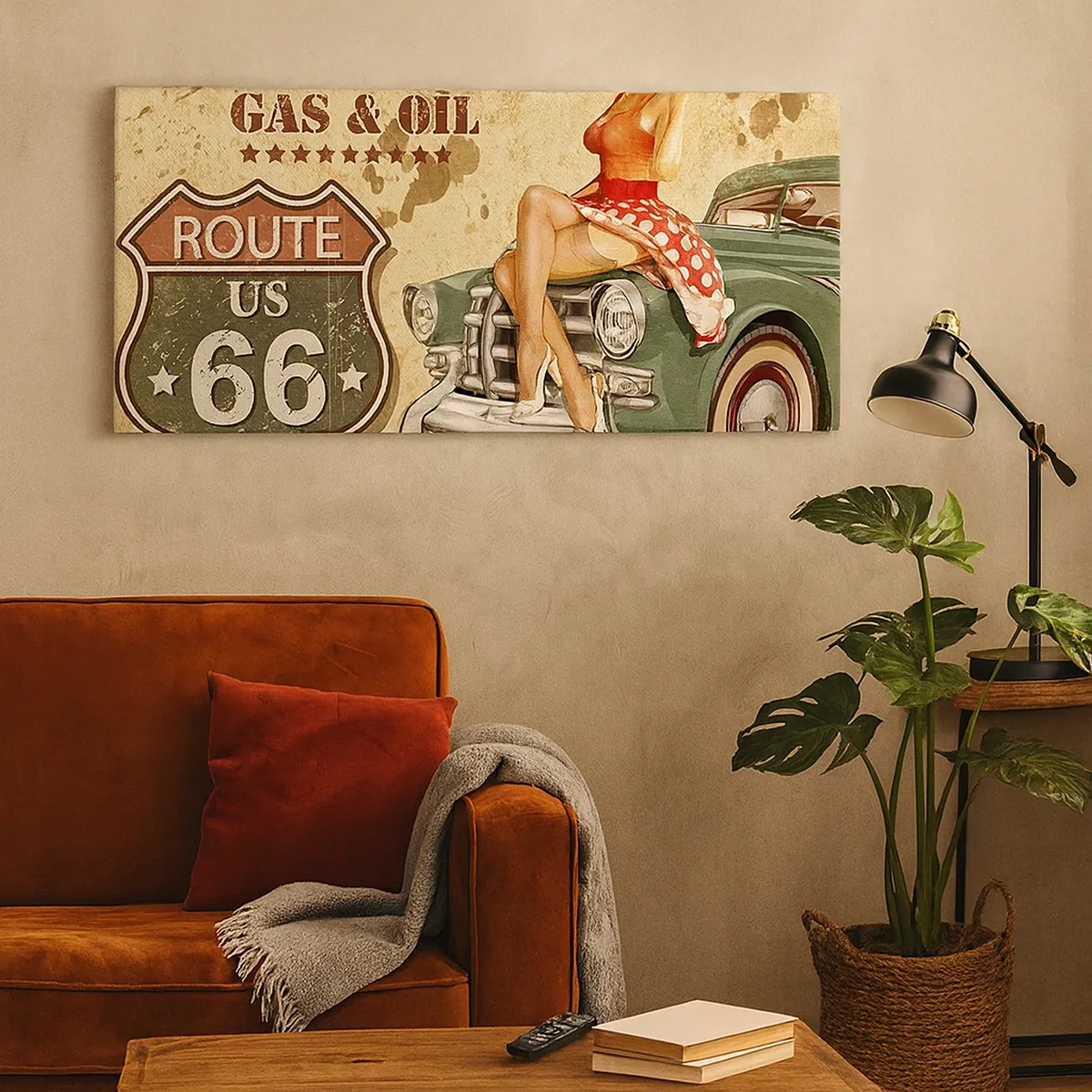 Tablou pe pânză - Extraordinari ani '40. - 30x30 cm