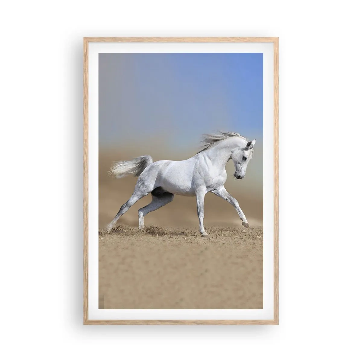 Poster în ramă de stejar deschis - Cea mai frumoasă poveste arabă - 61x91 cm