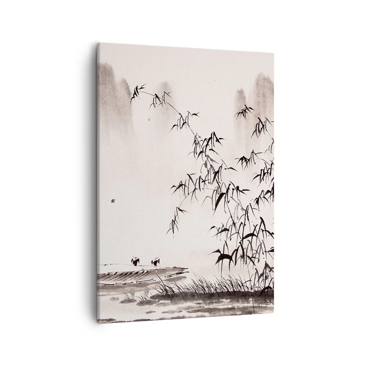 Tablou pe pânză - Liniștea câmpurilor de orez - 50x70 cm