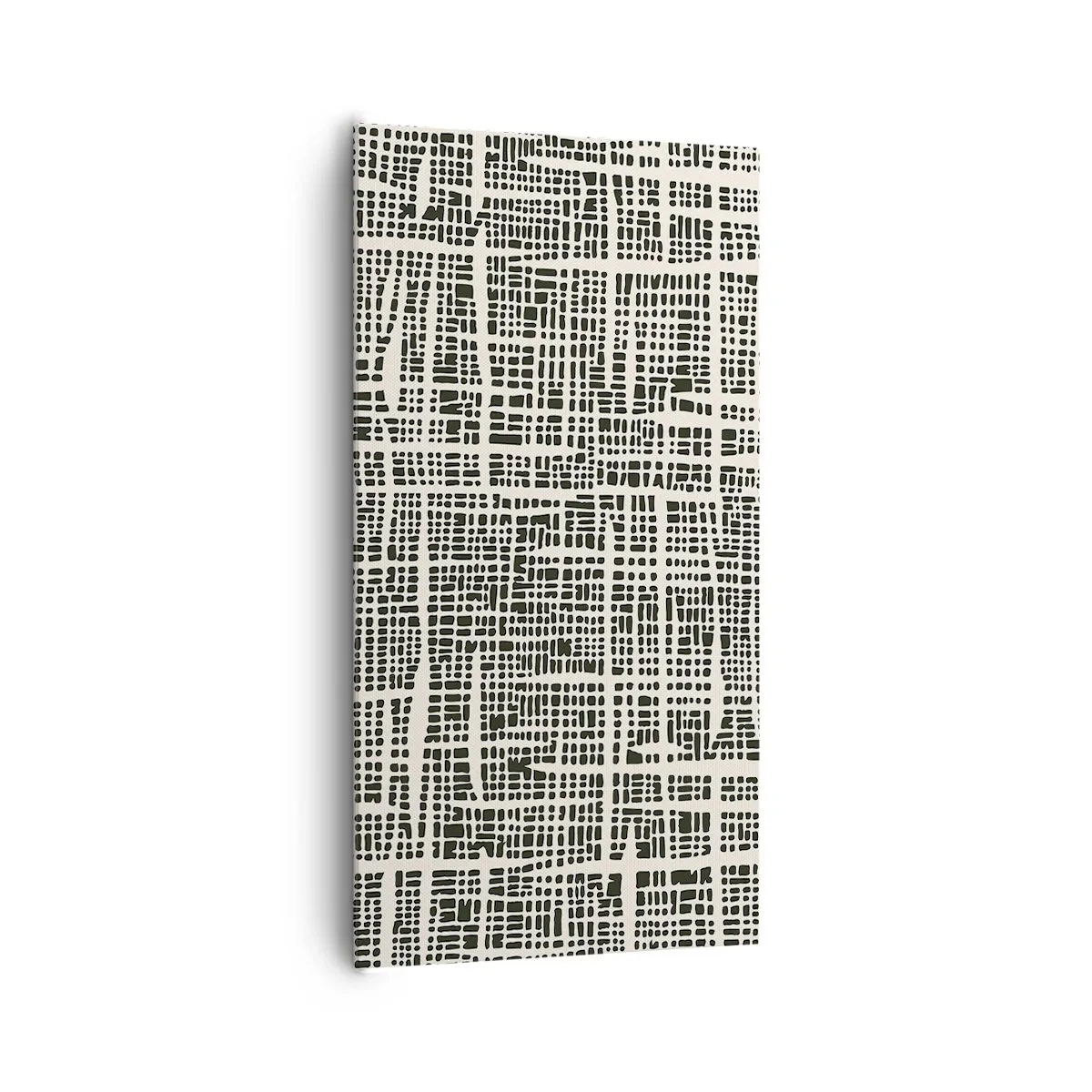 Tablou pe pânză - O compoziție țesută - 65x120 cm