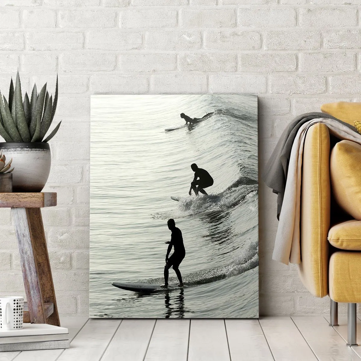 Tablou pe pânză - Pentru a întâmpina valul - 50x70 cm