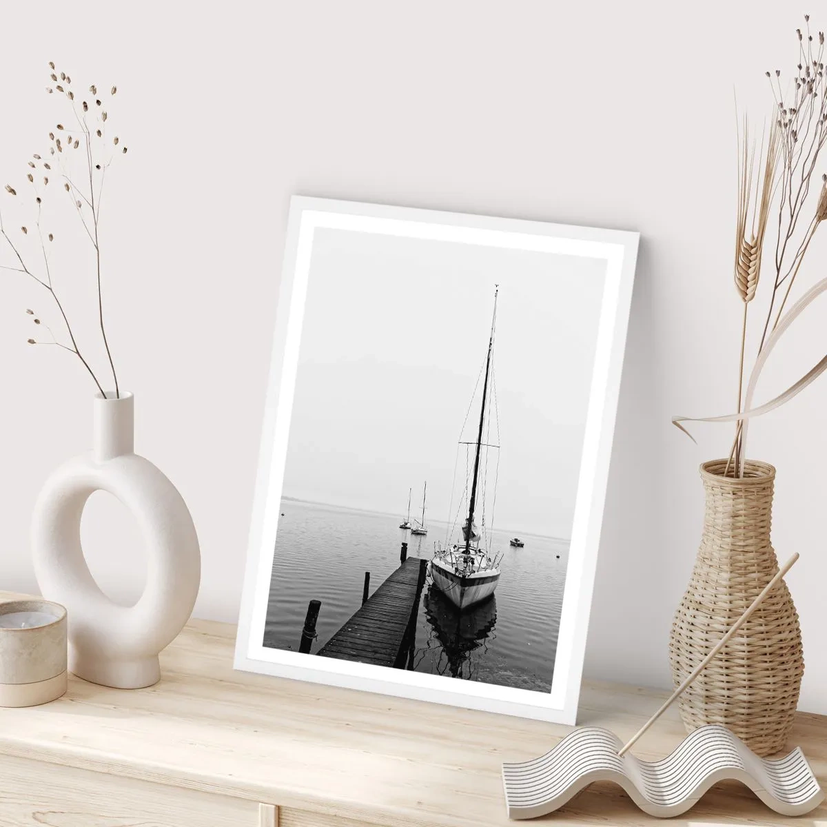 Poster în ramă albă - Gata de plecare - 70x100 cm